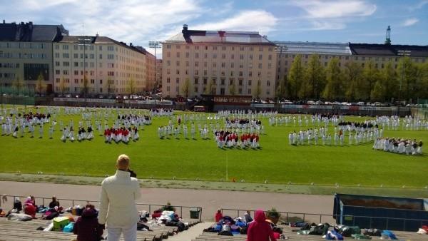Bild: Akifoto Läs mera > Bild: Gymnastikförbundet Massprogrammens samövningar Till samövningarna som arrangeras i huvudstadsregionen lördagen den 7.
