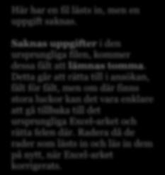 Detta går att rätta till i ansökan, fält för fält, men om där finns stora luckor kan det