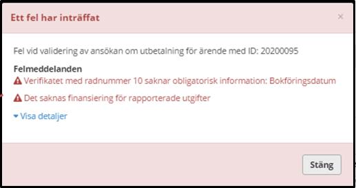 ansökan kan skickas in.