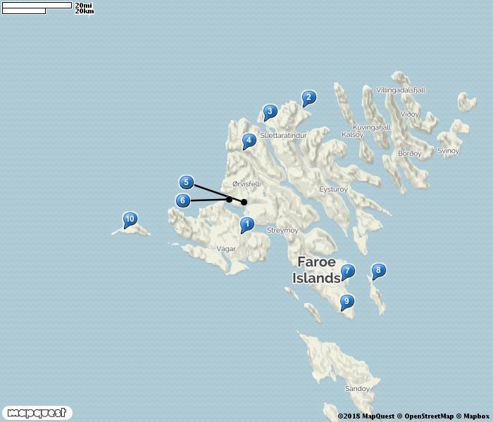 Resan i korthet Dag Orter/resplan 1 Resan börjar på flygplatsen på Vágar. Färd till Gjógv, Eysturoy. Natt i Gjogv. 2 Gjovd. Saksun. Vestmanna. Natt i Vestmanna. 3 Båttur i Vestmanna.