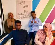 För kommande år ser vi möjligheter att bedriva kvalitativ verksamhet för ännu fler och vi verkar för att växa. DET SJUDER AV LIV i lokalerna i Hammarkullen utanför Göteborg.