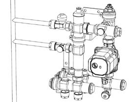 Paketdel Artnr. Beskrivning Består av Motor 4V 51711 Framledningstemperaturen Byte av termo- styrs statventil Motor 30V 5171 med motoriserat Motor 0-10V 51713 Motoriserat ställdon.