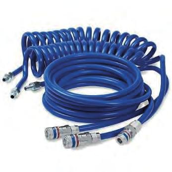 nipplar Flexibel PUR-slang med lång livslängd Förmonterad och färdig för användning Serie 310 Utförande Längd Dim.