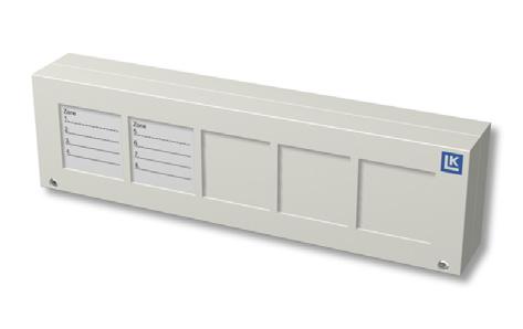 LK Kopplingsbox (NO) LK Kopplingsbox NO används för inkoppling och strömsättning av LK Rumstermostat 24V