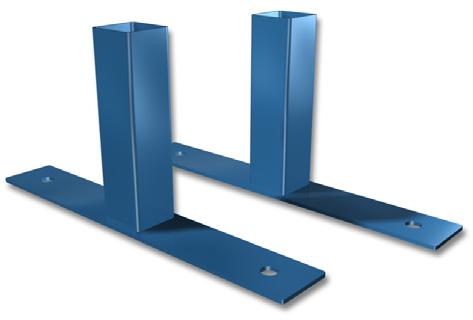 NYHET LK Stativfot Två stycken stativfötter till LK Fördelarstativ och LK Skåpstativ för montage på betongbjälklag. RSK nr.