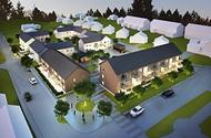 Byggtekniskt antal huskroppar 2st Antal våningar 4st Antal lägenheter 64st Nybyggnad av flerbostadshus i Bollebygd Skattegårdstomten BeställareSkanska I detta projekt