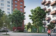Nybyggnad Flerbostadshus Nybyggnad Kontor Rivning Affärshus, galleria Byggtekniskt antal huskroppar 1st Antal våningar 12st Antal lägenheter 44st Bruttoarea 2700m2