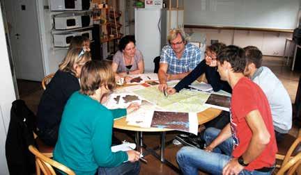 Syftet är att alla, med sina olika kunskaper i bagaget, ska få en gemensam bas och dela upplevelser och kunskaper om landskapet: att prata om och analysera landskapet i landskapet.