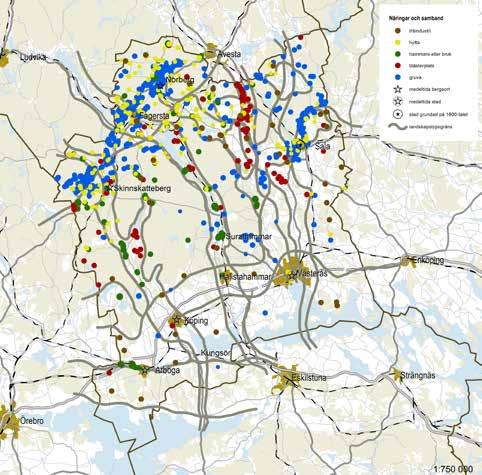 för tätheter biologisk för ängs mångfald och betesmarker och i kombination funktionella med nyckelbiotoper landskap. Karta: i Västra Götaland. Calluna. Bakgrundskarta: Lantmäteriet, Geodatasamverkan.