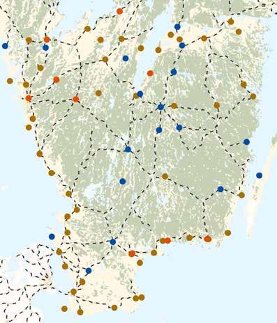 De minsta socknarna sammanfaller ofta med de områden som var tidigt koloniserade och som redan under medeltiden var tätt bebodda, medan de större socknarna ofta utgörs av skogsbygder med lägre
