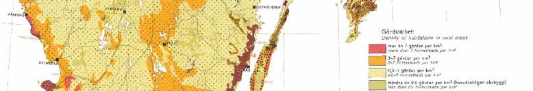 En schematisk karta som den ovan kan vara Värnamo effektiv för att Täthet av fornlämningar Varbergur Landskap i långsiktig planering