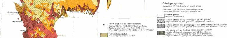 109-2010/2667 Karta över kända fornlämningar från järnåldern markerade som täthet.