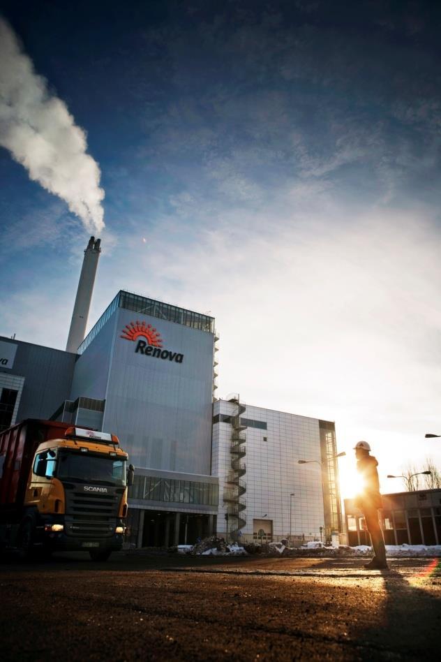 Renova Waste to Energy plant Avfallskraftvärmeverket i Sävenäs Boiler name Capacity (ton waste/h) Power generation (MW) 1 15 45 4 22 56 5 22 56