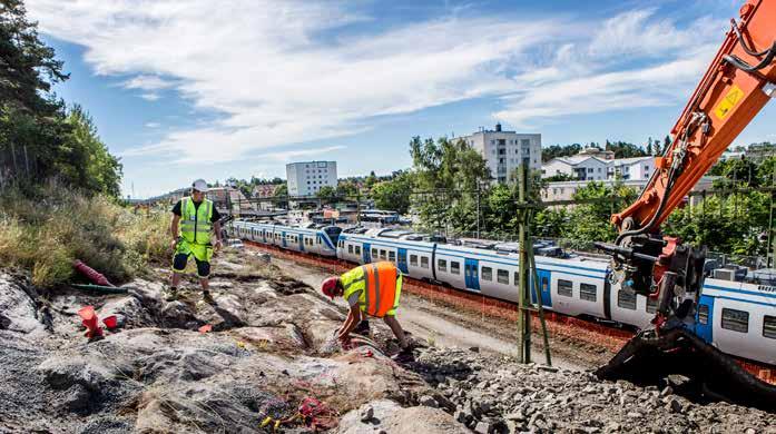 Omledningsbanor Vid avstängning Stockholm C-Västerås kan viss trafik ledas om Stockholm Eskilstuna Västerås (Svealandsbanan).