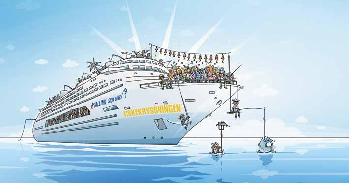 Fiskekryssningen En mötesplats som vidgar vyerna Syfte Att skapa ett nytt forum där hela branschen kan släppa på prestige och konkurrenstänkande och bara umgås och ha trevligt.