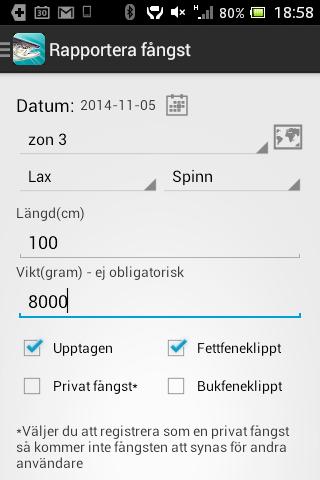 FÅNGSTDATA FRÅN SPORTFISKET I VÄNERN Bakgrund För nationella vatten med fritt handredskapsfiske är det mycket svårt att bedöma ansträngningen och fångster i sportfisket.
