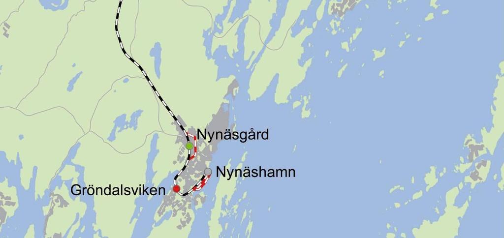 spår: planerade eller genomförda