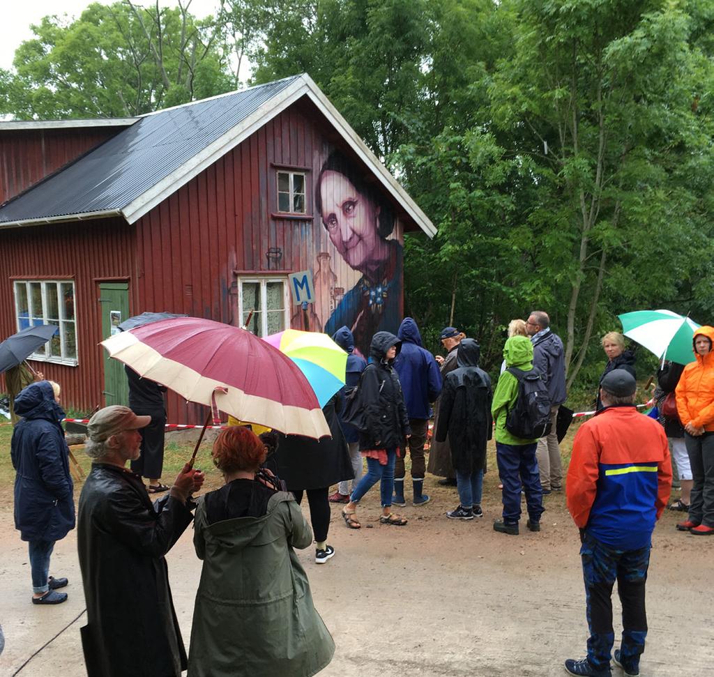 representerad bla på Komstmuseet i Gbg och Karolinska sjukhuset