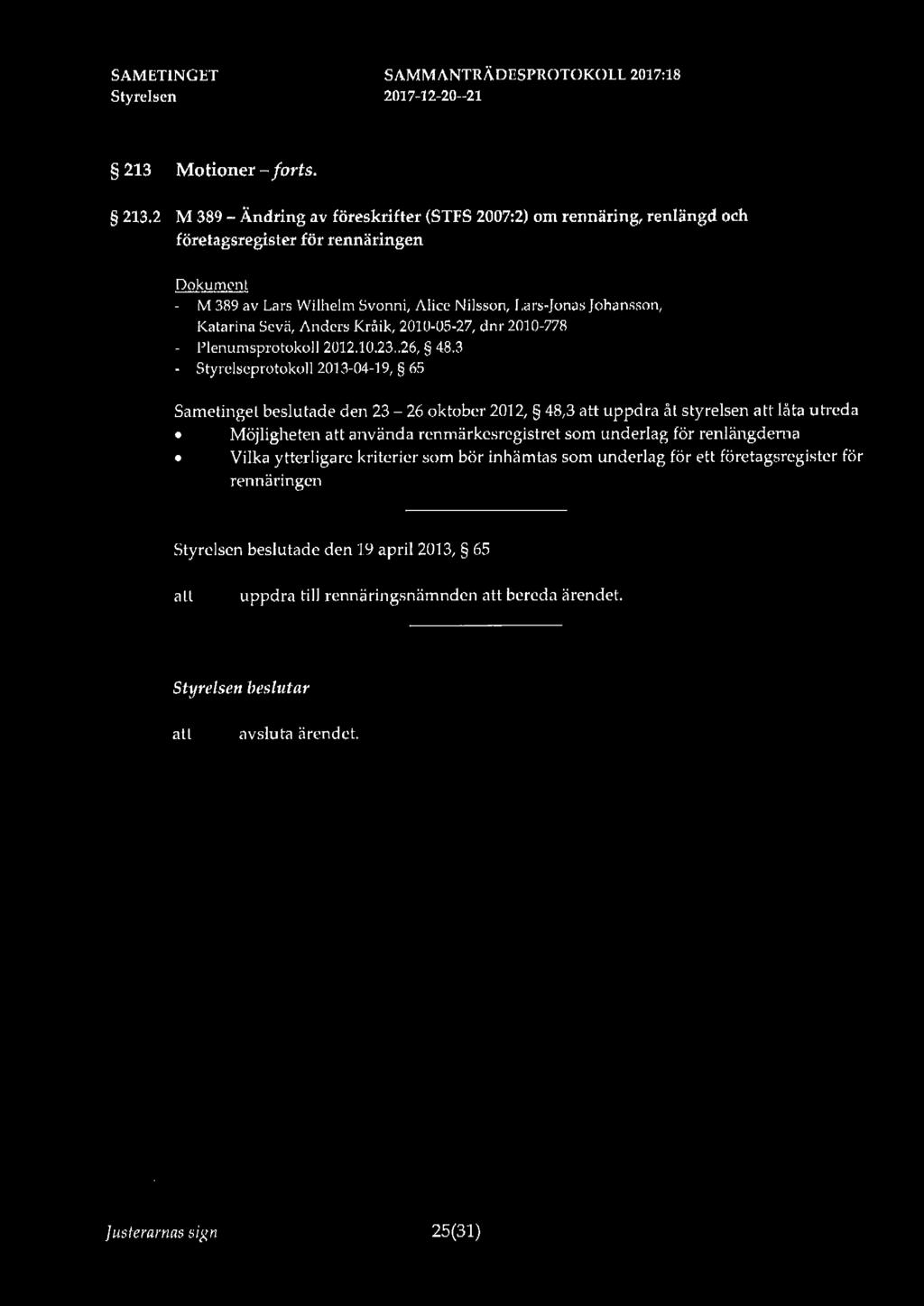 styrelsen 213 