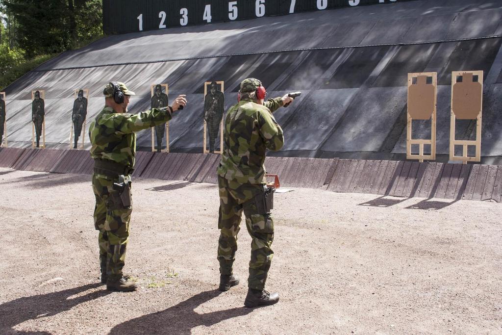 Dnr 108:008/17 6 Utbildning av Försvarsmaktsinstruktörer Förbundet har också, tillsammans med Skyttesportförbundet, ett uppdrag att utbilda ammunitionsmän för Hemvärnets behov.