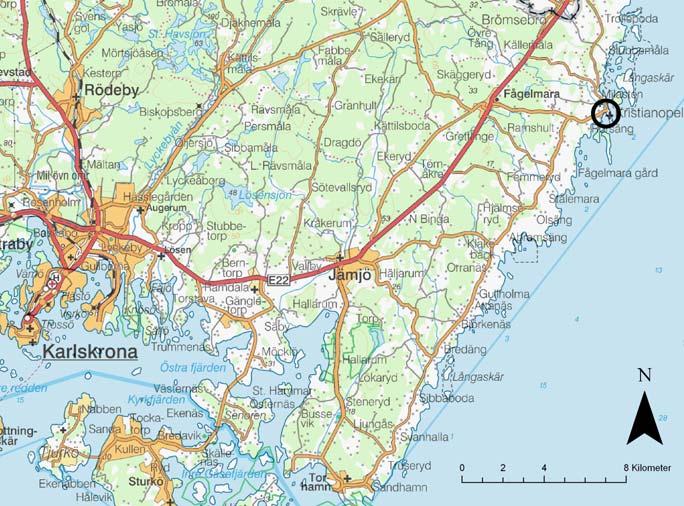Bakgrund Fortsatt utbyggnad av fjärrvärme i Karlskrona kommun förväntades under tidig vår 2010 beröra ett parti av Kristianopels fästningsmur, RAÄ 206:1, Kristianopel sn.