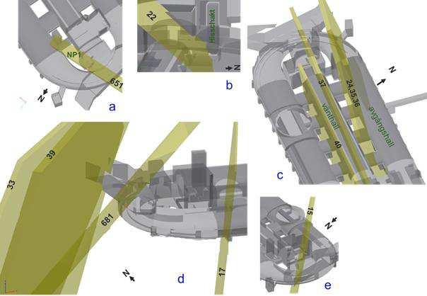 Sida 11 (34) Figur 2 B-zoner i området för Katedralen. (Bilderna visar en tidigare layout) Egenskaper för samtliga B-zoner inom området beskrivs i Tabell 3.