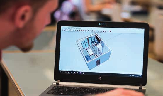 UNGA SKAPAR ÖKAD INSIKT OM FRAMTIDENS BOENDE LKF har inlett ett samarbete med Polhems skolan, där elever i årskurs tre på skolans teknikprogram med inriktning på samhällsbyggande och miljö får i