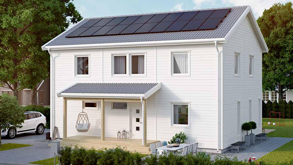 24 / VÅRT ERBJUDANDE VÅRT ERBJUDANDE / 25 Smarta lösningar från SmålandsVillan Mycket hus för pengarna är SmålandsVillans