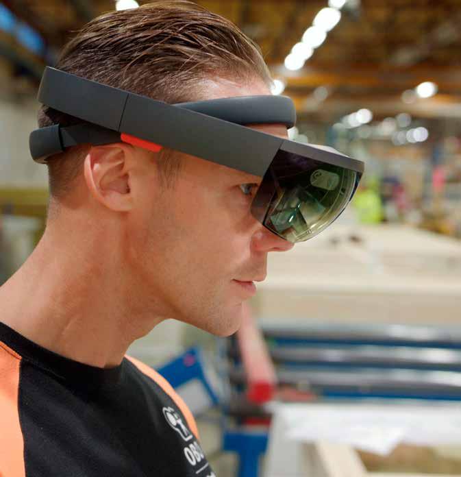30 / INNOVATION, MILJÖFÖRDELAR OCH ENERGIEFFEKTIVITET INNOVATION, MILJÖFÖRDELAR OCH ENERGIEFFEKTIVITET / 31 Virtual och Augmented Reality förenklar och förbättrar Under 2017 har vi implementerat