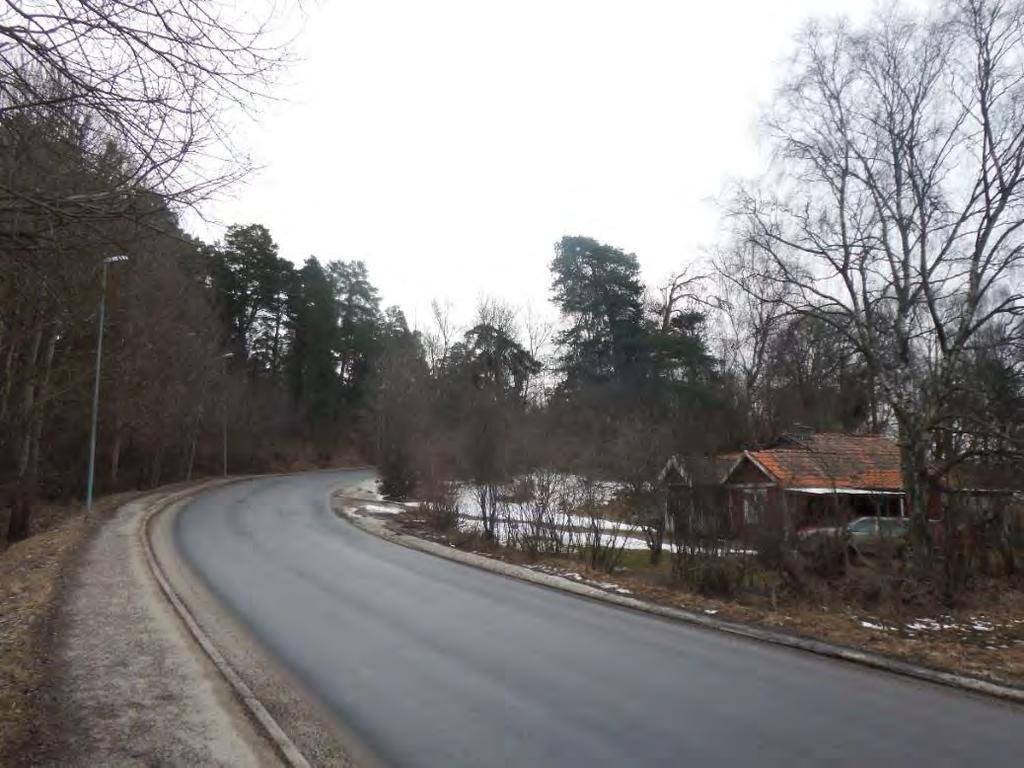 Figur 8.5 Passage av bostadshus längs med Järvavägen.