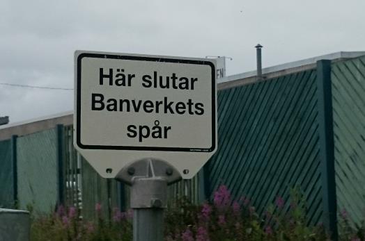 3.2.1 Gränser Gränsen mot Trafikverkets infrastruktur för industrispåret Industrigatan Fläktgatan (Backen) är belägen vid spårväxel 50b, km 51+223.
