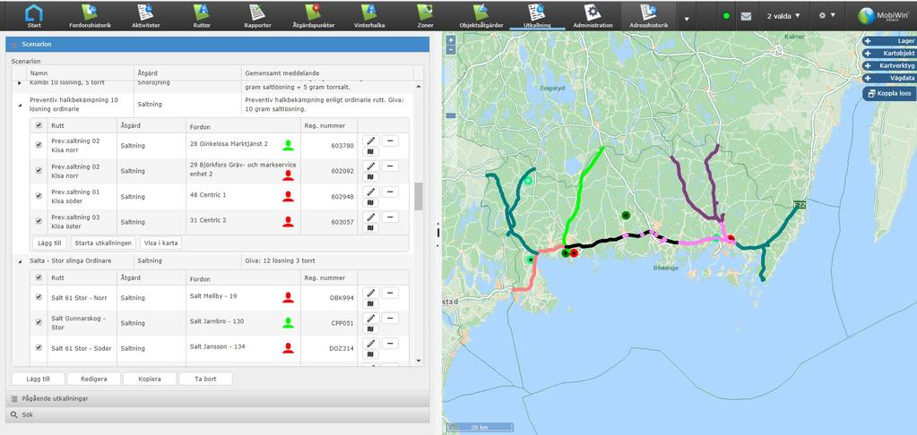 Vägväderprognostjänster som RSI och Foreca bedömdes som tillräckligt tillförlitliga för att kunna gå över och jobba i skarpt läge i driftområde Blekinge.