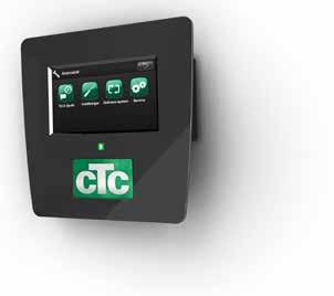 Rostfria varmvattenberedare CTC Internet Med CTC Internet och appen CTC Connect+ kan du övervaka och styra din anläggning direkt via mobiltelefonen.
