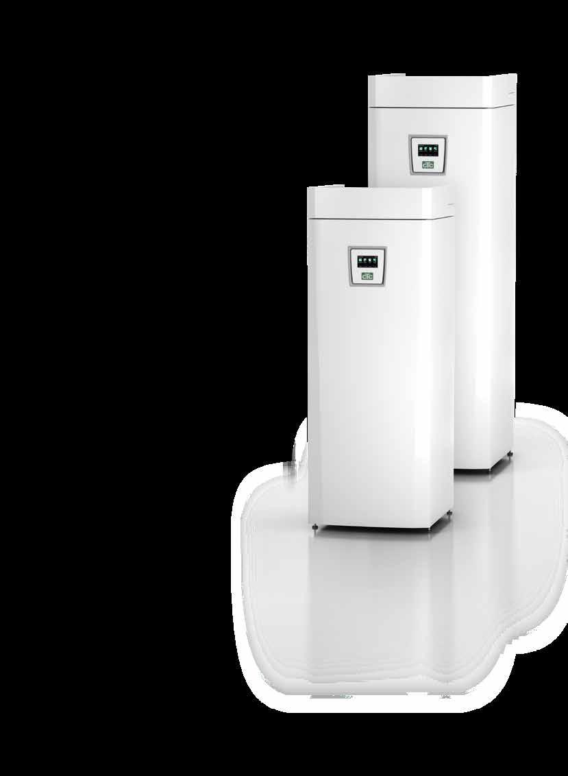 I kombination med CTC EcoAir eller CTC EcoPart producerar den över 310 liter varmvatten, vilket är bäst i klassen.