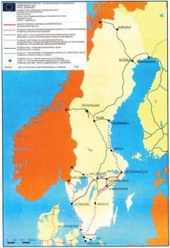 36 4.6 Trafikering med Norrbotniabanan Norrbotniabanan innebär att: De maximalt tillåtna vagnvikterna kan öka från ca 1000 ton till 1400-1600 ton. Transportkostnaderna sjunker därmed väsentligt.
