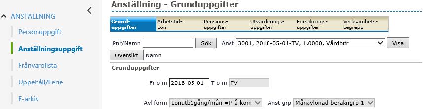 Sida 14 av 19 Tidutvärdering I tidutvärderingen ser du närvaro, frånvaro samt avvikande tjänstgöring per person och vald period.