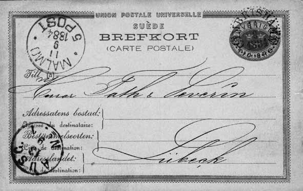 I april 1858 överlämnades ett kontrakt som innebar rättighet för Malmö Ångfartygsaktiebolag till postbefordran även med ångfartyget L. J. Bager och det medgavs att detta fick begagna postflagg.