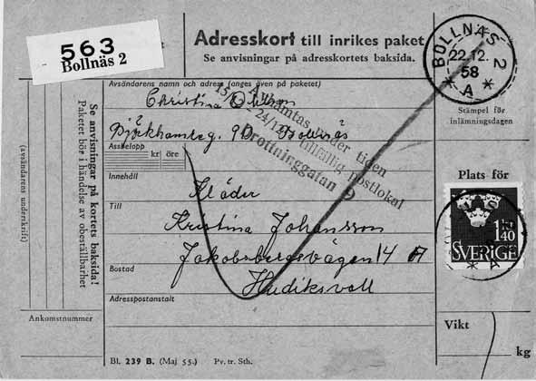 Hudiksvall 1958.