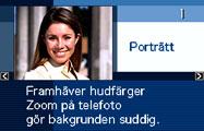 Visning av detaljerad information om en scen i BEST SHOT Flytta den röda ramen på scenvalsskärmen till scenen du vill ha närmare detaljer om och skjut sedan zoomreglaget mot [ ] eller [ ]. ANM.