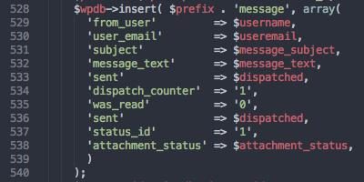 php rad 604 a 4.4.2 CF7DBPlugin.