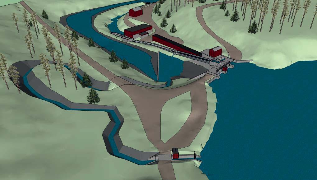 16 (27) Figur 12. Typsektion för omlöpet. Utifrån tillgängligt geologiskt underlag väntas inte några omfattande bergschakt behövas men behov kan föreligga lokalt.