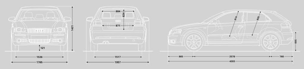 Chassi / Elsystem Chassi/styrning Drivsystem Framhjulsdrivna: Elektronisk differentialspärr EDS, Antispinnreglering ASR, Elektroniskt stabiliseringsprogram ESP.