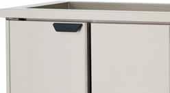 Tel. 0156-48 40 Cold Line bänkar med kyld brunn för förvaring av drycker Bänkar med kyld kyld brunn (djup 160mm avlopp i brunn finns som extra tillbehör), för