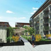 Byggskyltar / Grafik Material som tas fram av kommunikationsavdelningen i samband med nyproduktion. Totalentreprenören och arkitekten är alltid presenterade på byggskylten.