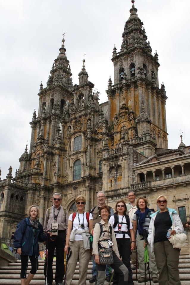 Den franska vägen, Internationell grupp Sarria Santiago de Compostela, 6 nätter 4(8) Antal deltagare Från 1 person och upp till max 15 deltagare i varje avgång.