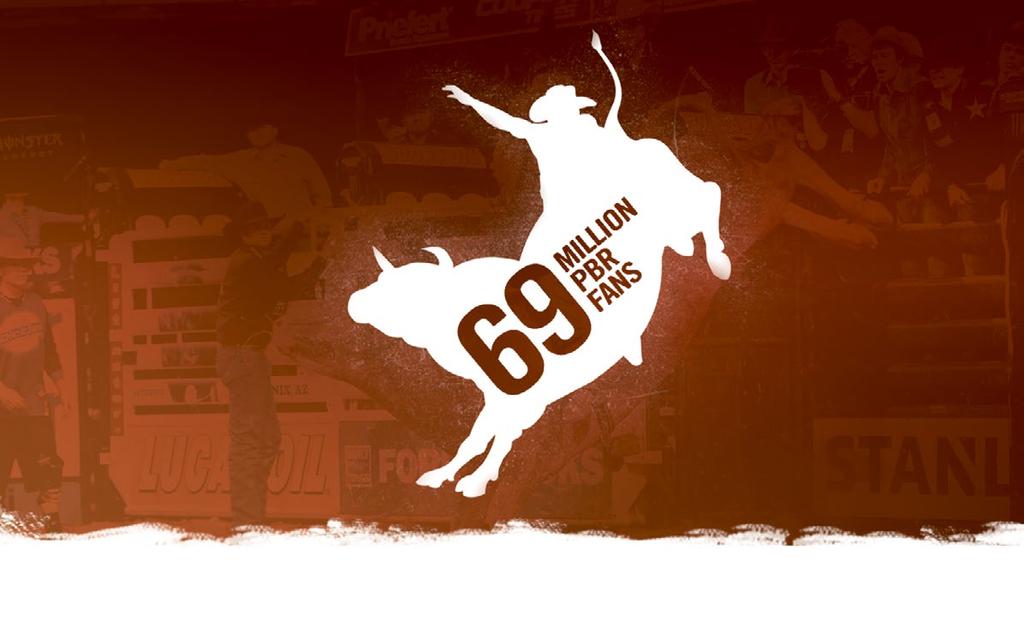 8 TO GLORY Pro Bull Riders fans-profil Regioner PBR-fans Midwest Northeast South West 22% 11% 41% 26% Källa: Brandlink Fusion 2016; The NPD Group, Inc.