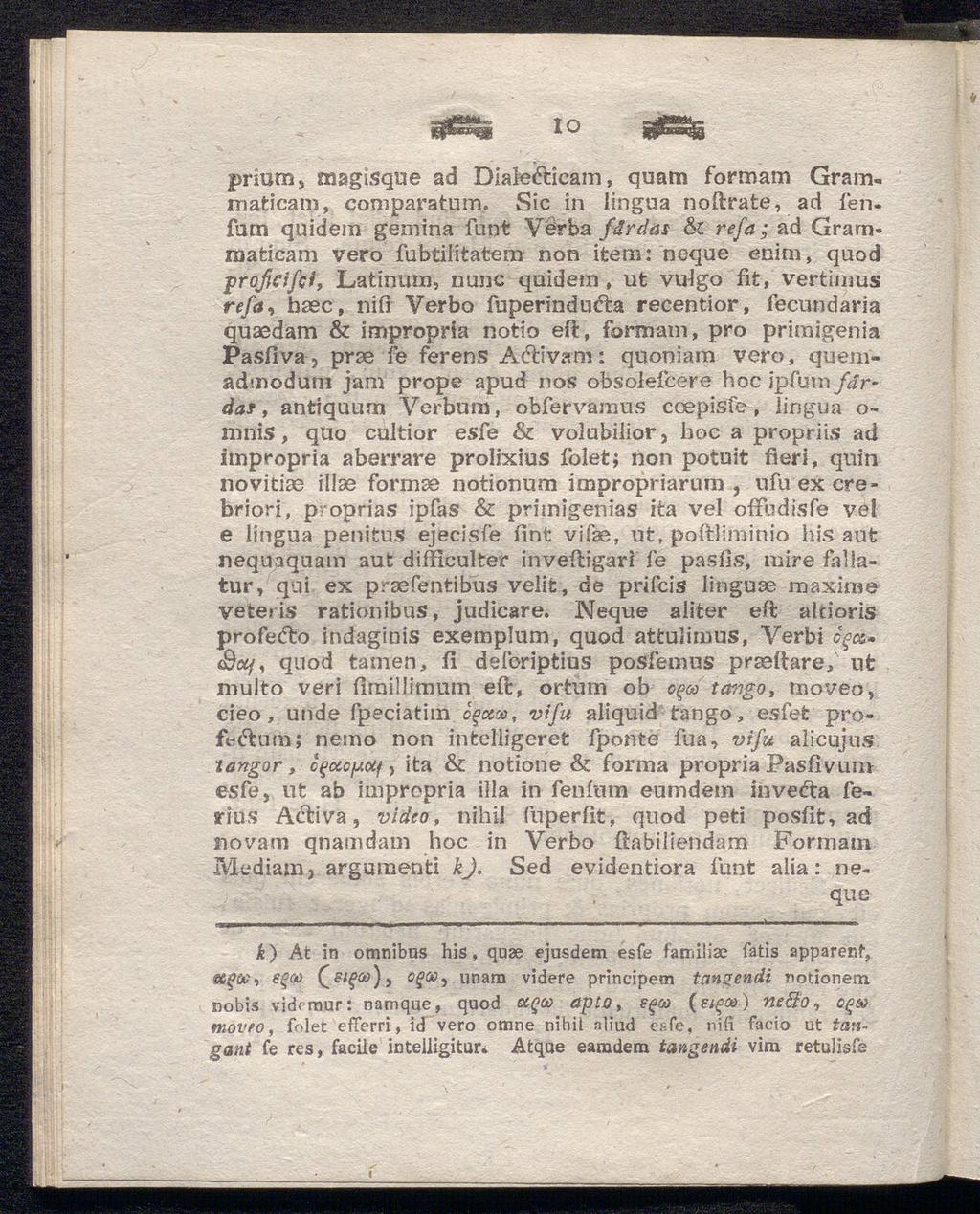 prium, magisque ad Diaie&icam, quam formam Grammaticam, comparatum.