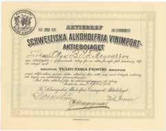 Stockholm, VF 50 75 Avesta Nya Sulfat AB, 250 kr, 1909, Avesta, dek, VF 100 76 Cellulosa AB, 200 kr, 1913, Harnäs, VF 100 77 Nitroglycerin AB, 100 kr, 1937, Gryttorp, dek, hålmak, VF 280 78