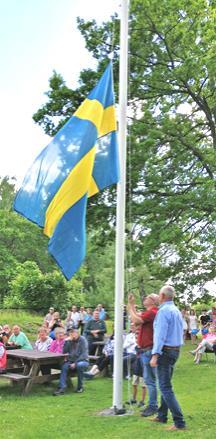 Nationaldagsfirandet Förutsättningarna var de allra bästa tänkbara och mycket folk hade samlats i Bruksparken.