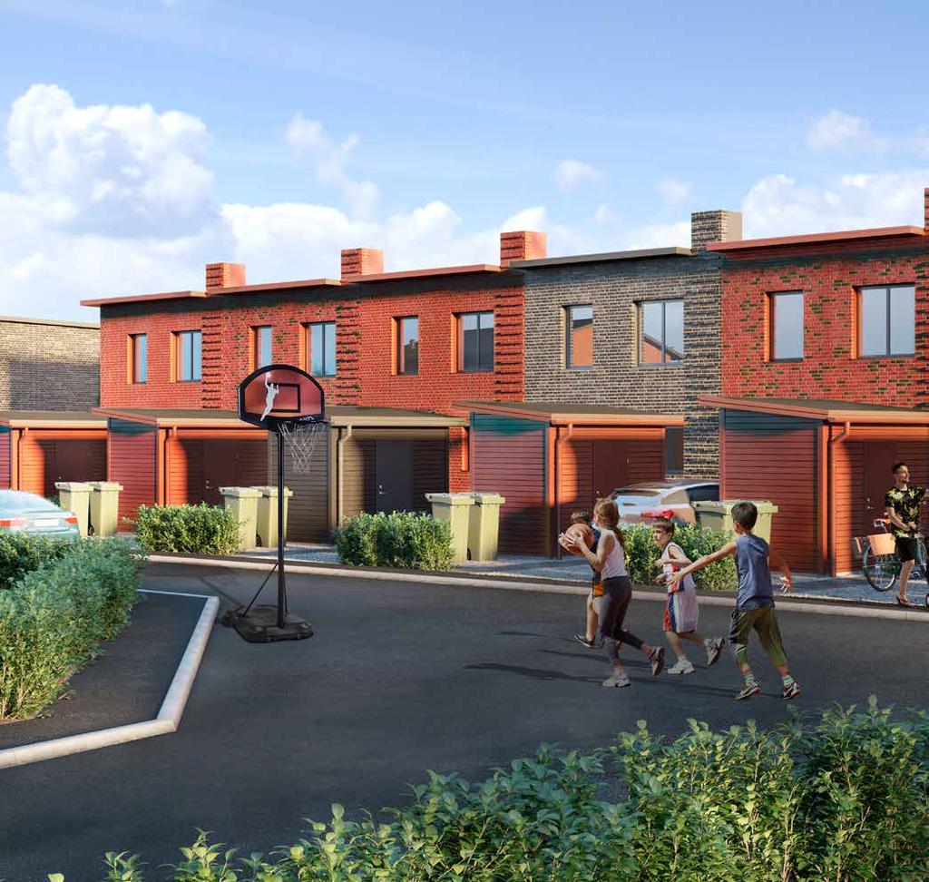 Radhus Mynta Mynta är ett välplanerat radhus i två plan, 5 rok, som rymmer en ljus, öppen entrévåning med direkt utgång till en mysig uteplats.